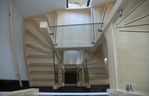 Beuken houten trap